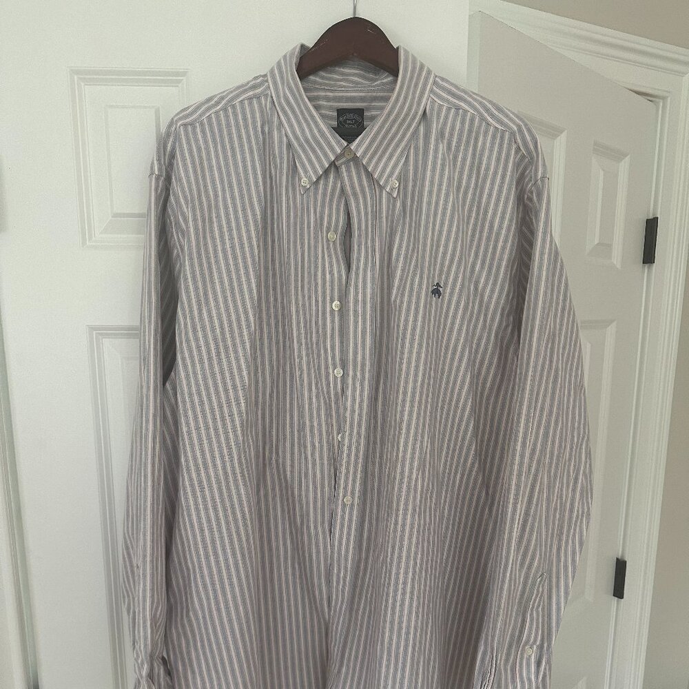 Brooks Brother's Non-Iron Sport Shirt 3XLT